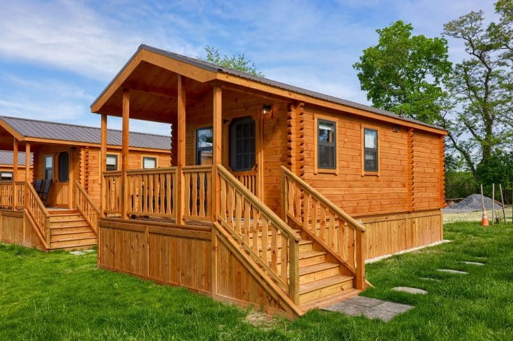 Shenandoah Park Model Log Cabin in Pennsylvania