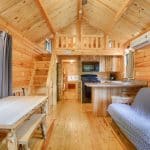 Sierra park model cabins at Yogi Bear's Jellystone Park in Quarryville, PA