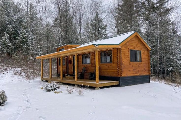 Lancaster Log Cabins – Real Portable Log Park Model Cabins