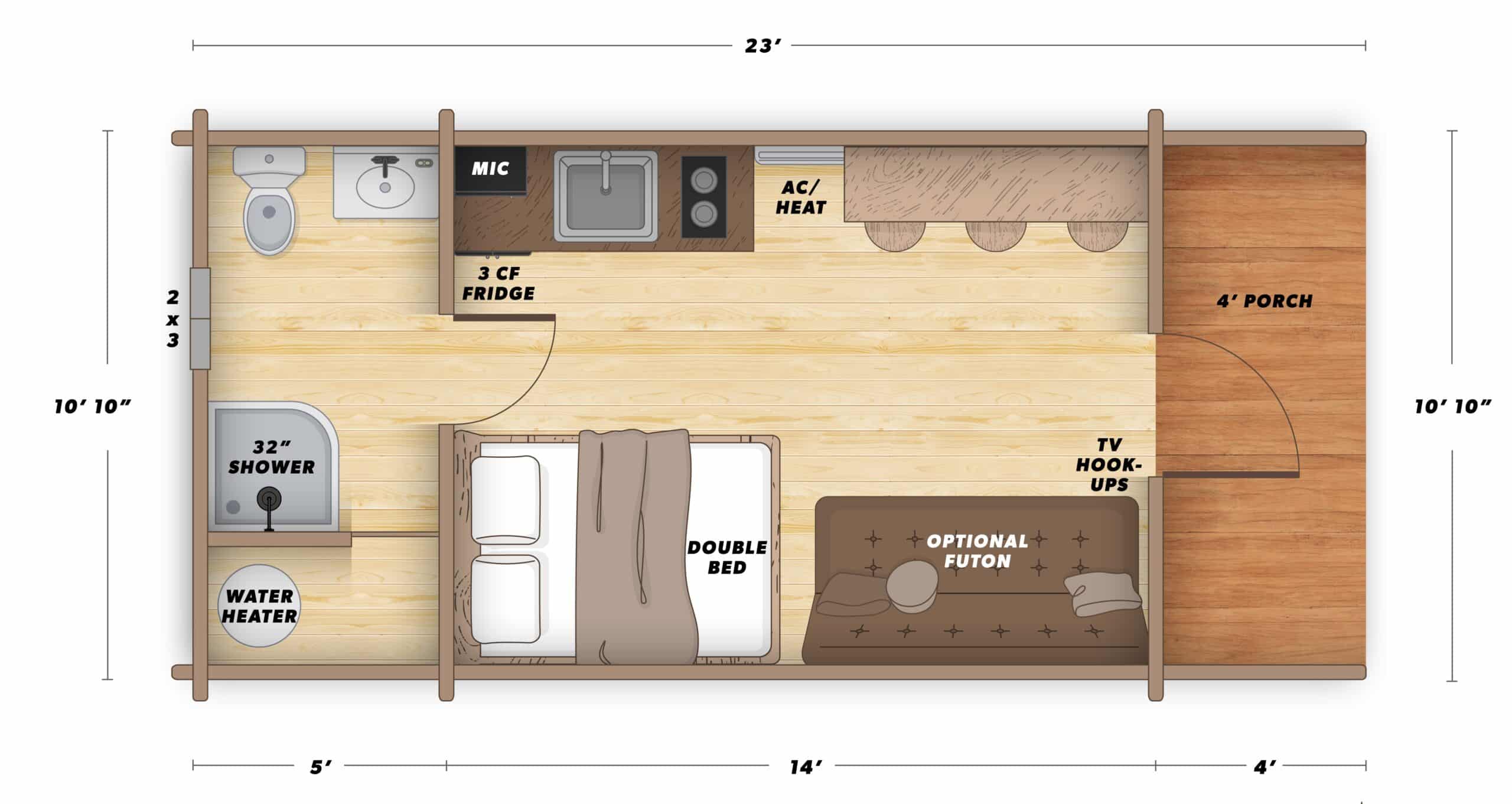 A Frame Pod with Bathroom scaled